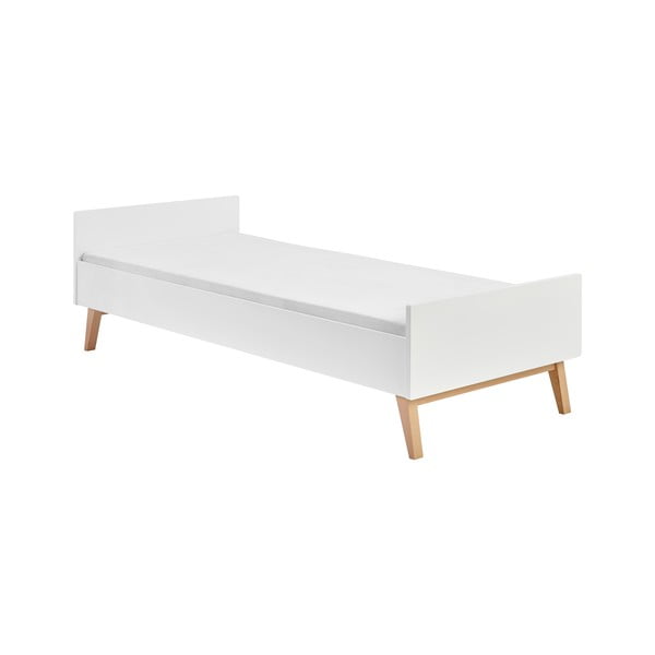 Pat pentru copii Pinio Swing, 90 x 200 cm, alb