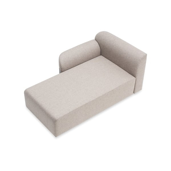 Modul de canapea gri deschis (colț dreapta) din amestec de lână și in Hugg - Gazzda-image-2