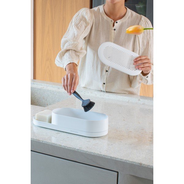 Suport pentru accesorii de spălat alb din plastic SinkStyle – Brabantia-image-1