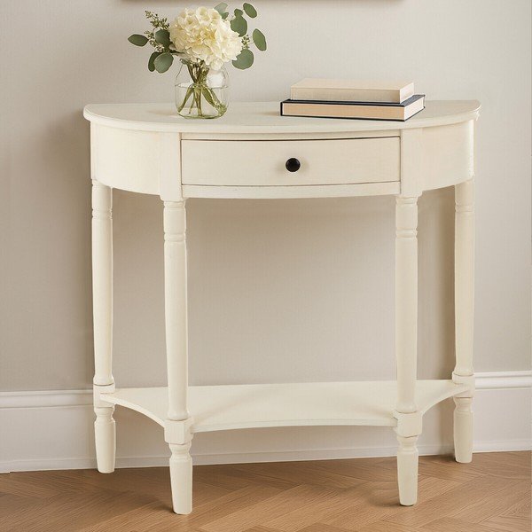 Masă consolă albă din lemn de pin 33x81 cm Heritage – Premier Housewares-image-1