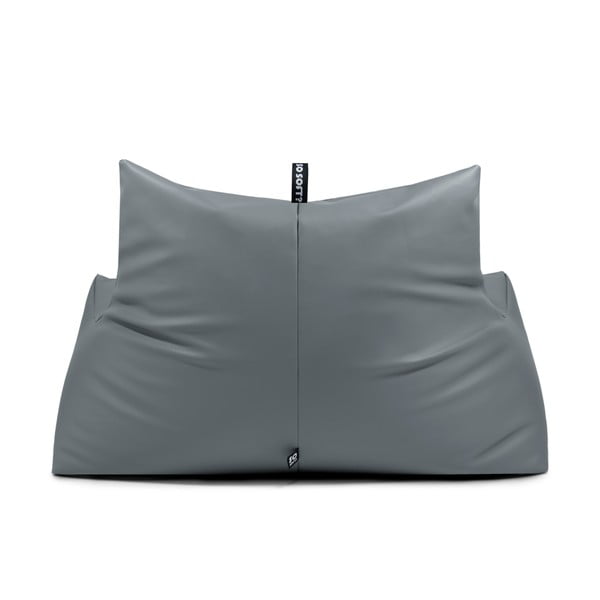 Fotoliu bean bag portocaliu cu tapițerie din imitație de piele Icy Sofa – So Soft?-image-4