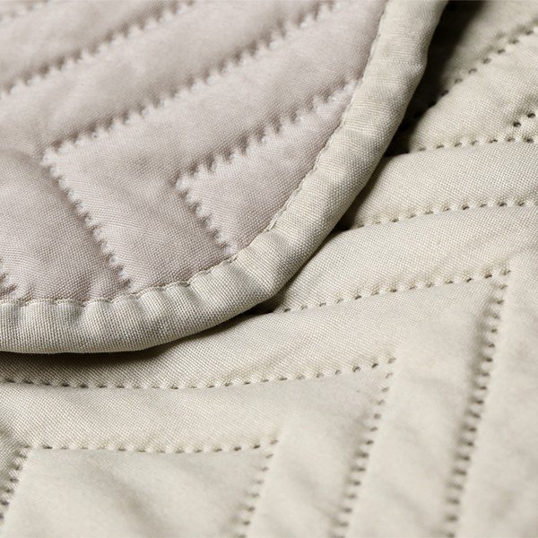 Cuvertură crem matlasată din microfibră 220x240 cm Softa – Restilo-image-4