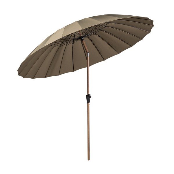 Umbrelă de soare verde/bej ø 280 cm Monica – WOOOD-image-2