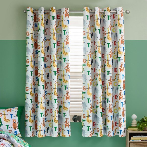 Draperii pentru copii 2 buc. 168x183 cm Animal Magic – Catherine Lansfield-image-2
