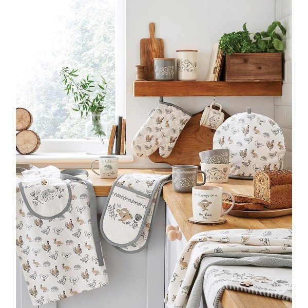 Set cu prosoape și mănușă de bucătărie 4 buc. Country Animals – Cooksmart ®-image-2