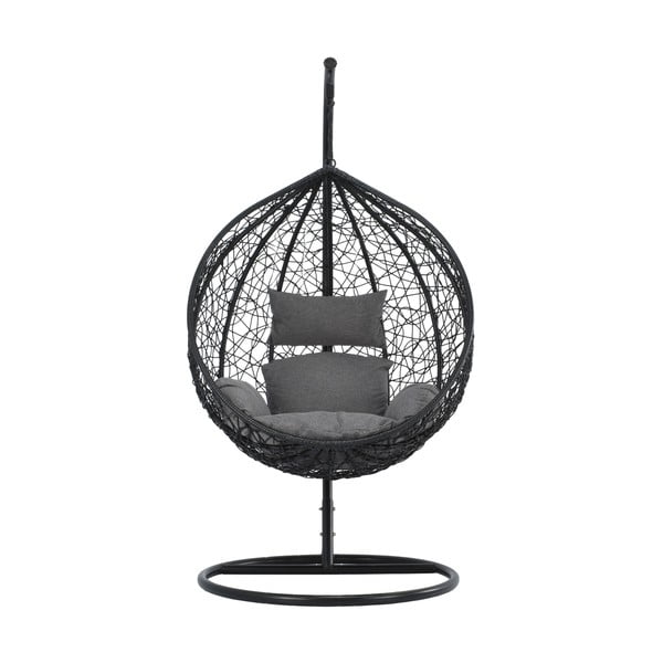 Fotoliu din ratan gri închis Bonami Selection Noela-image-3