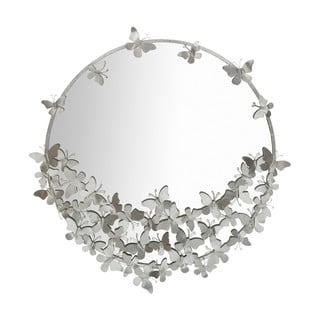 Oglindă de perete Mauro Ferretti Round Silver, ø 91 cm, argintiu