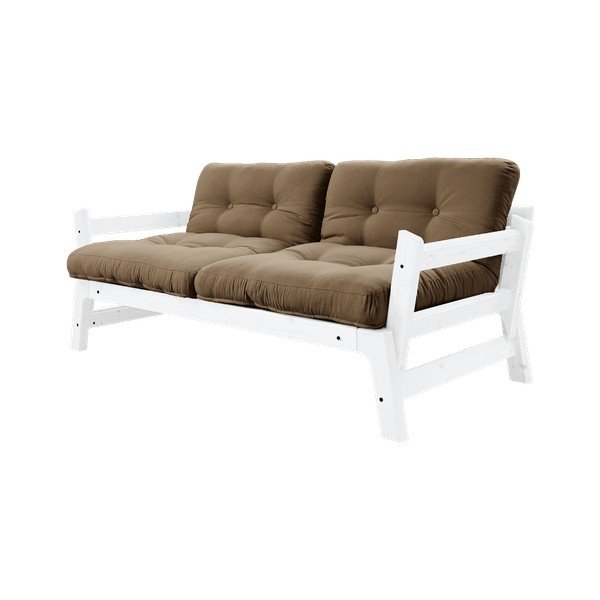 Canapea variabilă KARUP Design Step White/Mocca-image-1
