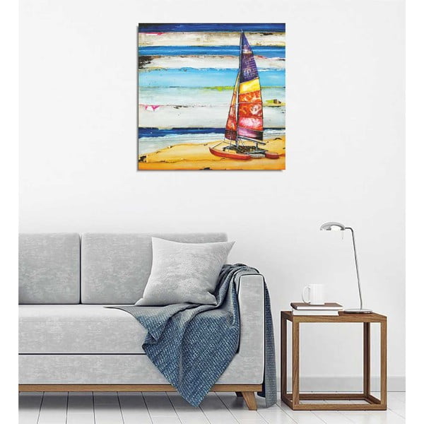 Tablou pe pânză Boat, 45 x 45 cm-image-1