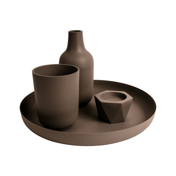 Tavă PT LIVING Nimble, ⌀ 37 cm, maro-image-1