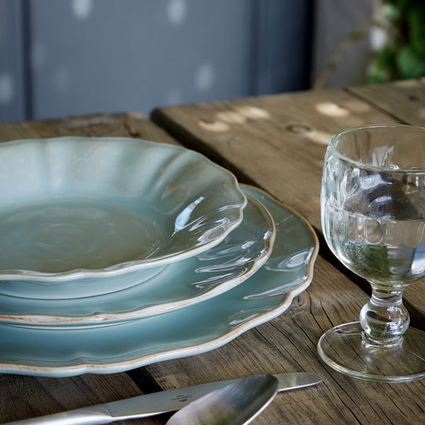 Farfurie ceramică Costa Nova Alentejo, Ø 27 cm, turcoaz-image-1