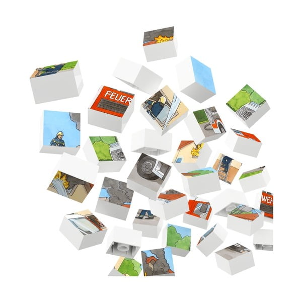 Puzzle pentru copii Pompierii Hubelino-image-1