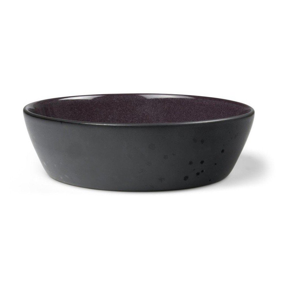 Bol mic negru/mov din gresie Gastro Black/Purple – Bitz
