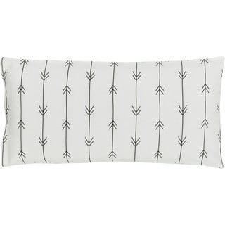Set de 2 fețe de pernă decorative din flanelă Westwing Collection Kezia, 40 x 80 cm, bej