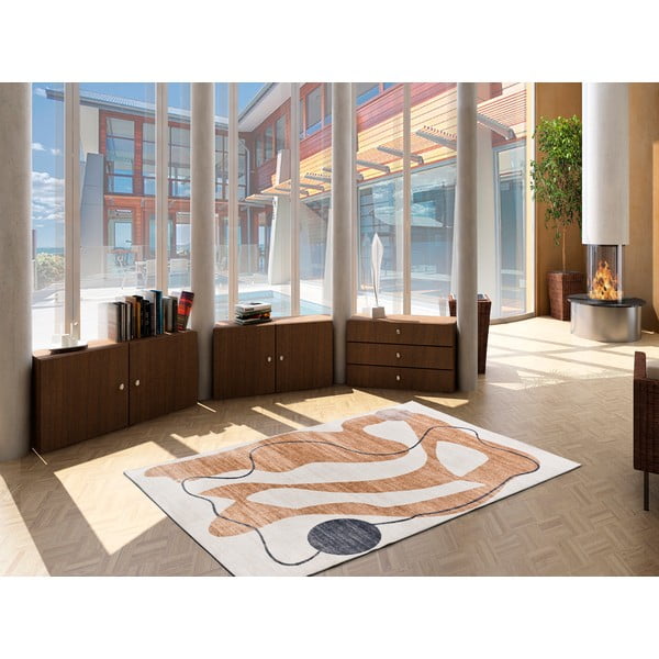 Covor portocaliu 140x200 cm Class – Universal-image-2