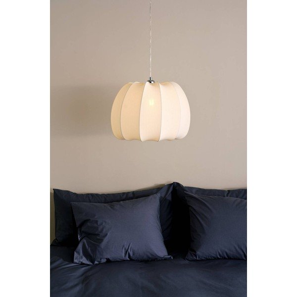 Lustră crem din material textil ø 42 cm Pion – Jotex-image-1