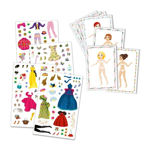 Set stickere pentru copii Djeco „Designer vestimentar”