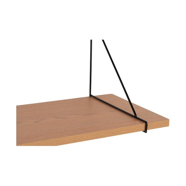 Raft în culoare naturală cu aspect de lemn de frasin 120 cm Chiba – House Nordic-image-3