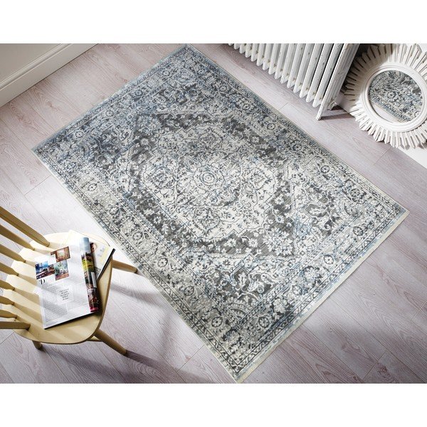 Covor gri 80x150 cm Jaipur – Webtappeti-image-1