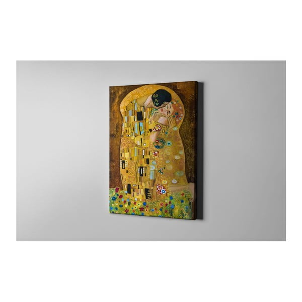 Reproducere tablou Gustav Klimt Polibek, 60 x 40 cm