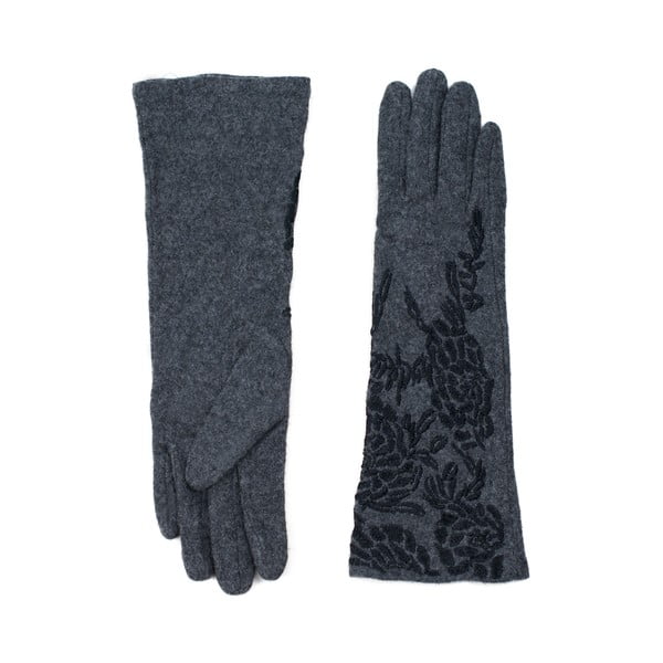 Mănuși de damă Art of Polo Elsa, negru-gri