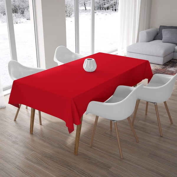 Față de masă, 140 x 180 cm, roșu
