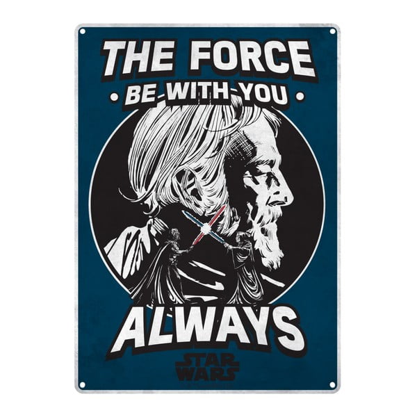 Placă decorativă Star Wars™ The Force, 21 x 29,5 cm