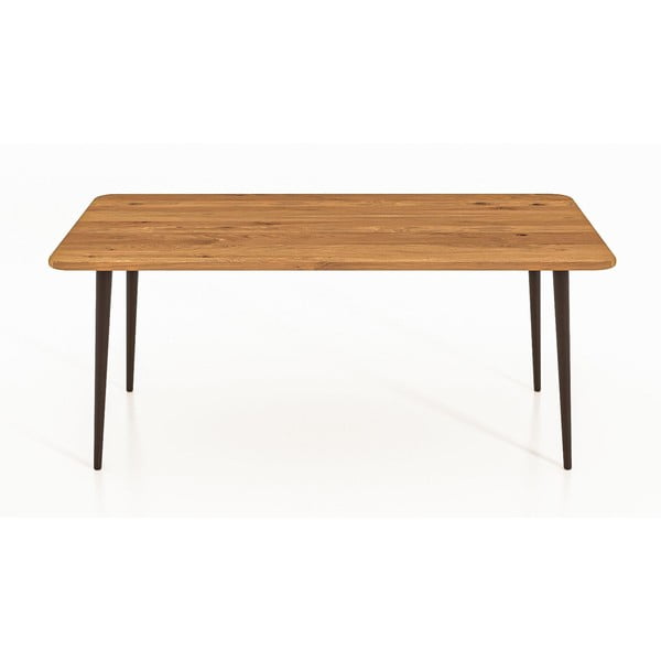 Măsuță de cafea din lemn de stejar 90x90 cm Kula – The Beds-image-2