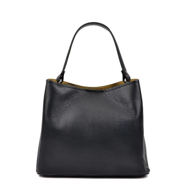 Geantă din piele Luisa Vannini Simplio, negru-image-4