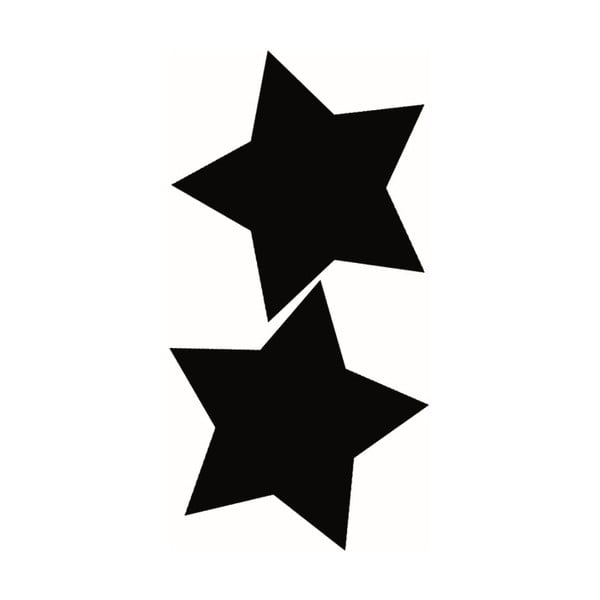 Set tablă de scris și cretă marker Securit® Silhouette Stars
