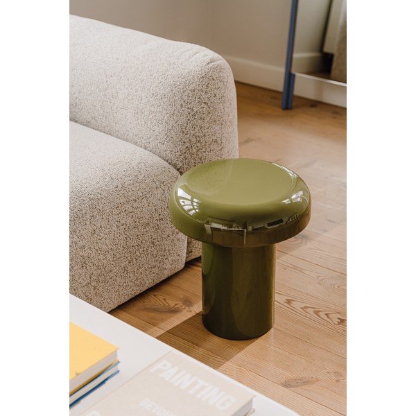 Măsuță auxiliară rotundă din oțel ø 40 cm Miko – noo.ma-image-3