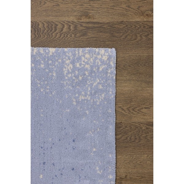 Covor albastru deschis din lână 200x300 cm Folds – Agnella-image-3