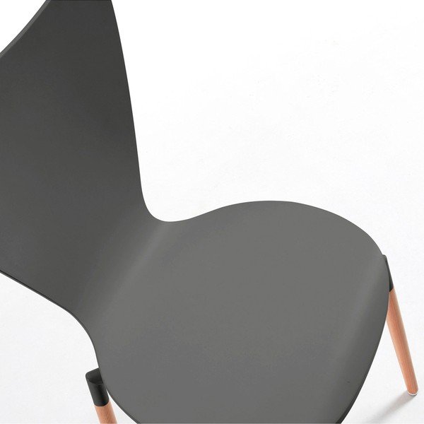 Set 4 scaune dining La Forma Eclectic, gri -image-4