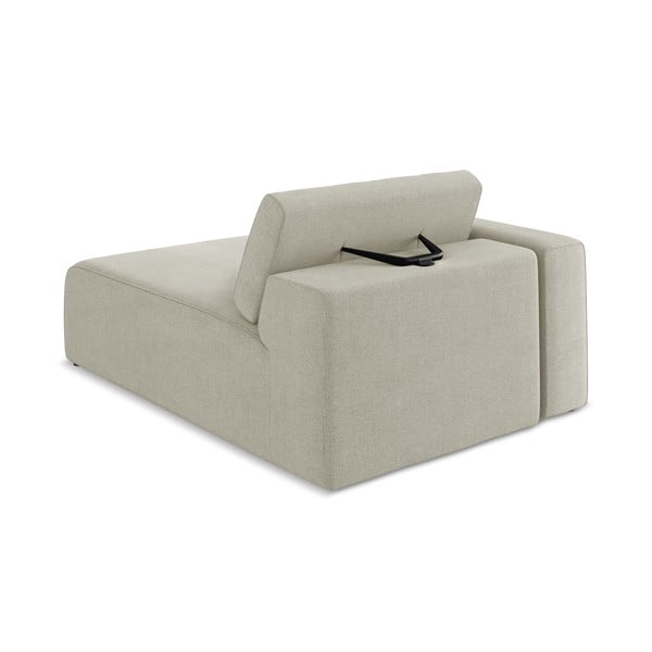 Modul pentru canapea modulară bej (cu colț pe partea stângă) Kalea – Makamii-image-4