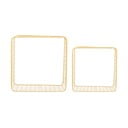 Rafturi galben-deschis 2 buc. din oțel 35 cm Reja – PT LIVING