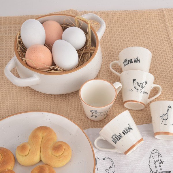 Boluri mici crem 4 buc. din ceramică 850 ml Statek – Orion-image-3