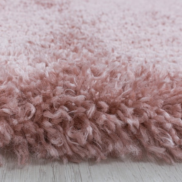 Covor roz rotund ø 160 cm Fluffy – Ayyildiz Carpets-image-3