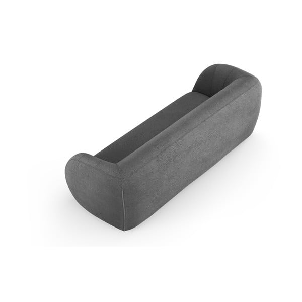 Canapea gri cu tapițerie din stofă bouclé 230 cm Essen – Cosmopolitan Design-image-3