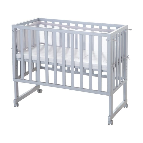 Pătuț gri 90x45 cm – Roba