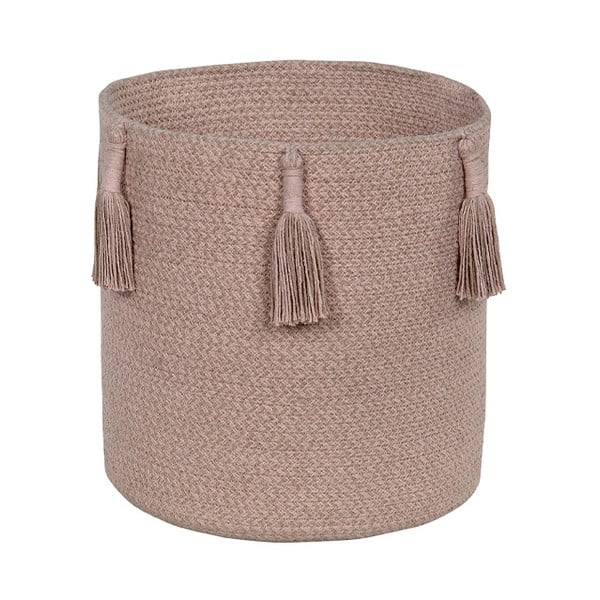 Coș de depozitare din material textil ø 30x30 cm Woody – Lorena Canals