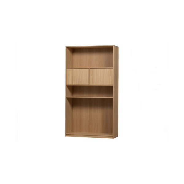 Bibliotecă modulară cu aspect de lemn de stejar 110x199 cm Modulair – vtwonen-image-2