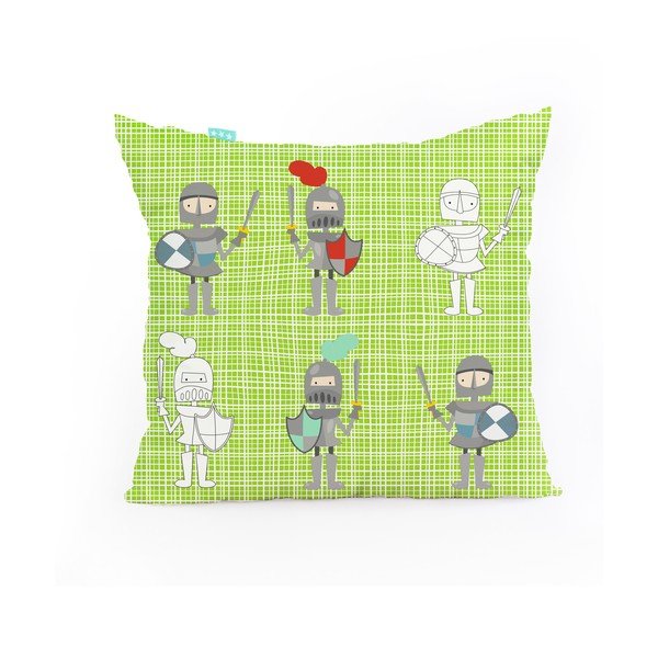 Husă pilotă și pernă din bumbac pentru copii Mr. Fox Knight, 140 x 200 cm-image-1