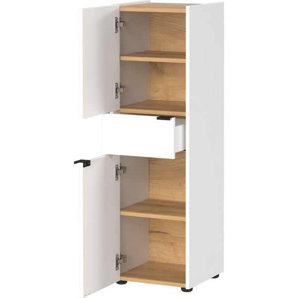 Dulap de baie alb înalt 34x111 cm Forano – Germania-image-1