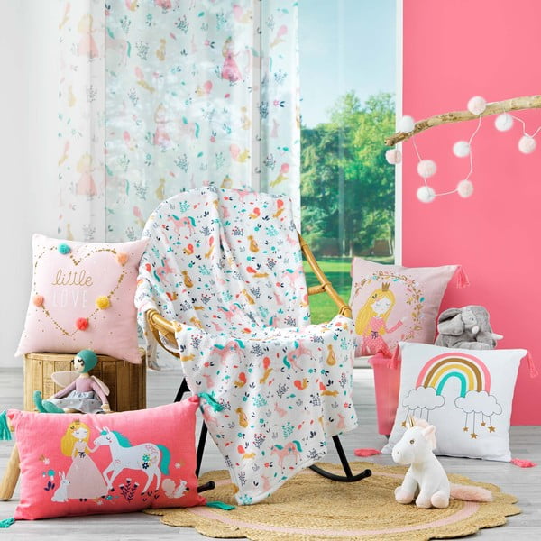Pătură pentru copii din microflanel 125x150 cm Princesse Licorne – douceur d'intérieur-image-2