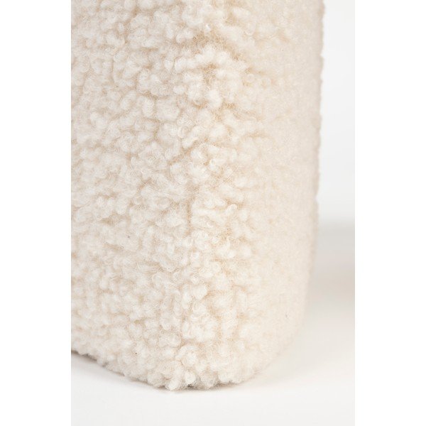 Scaun tip taburet crem tapițat Noxx – White Label-image-4