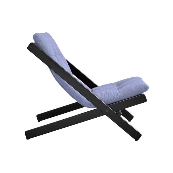Fotoliu pliabil Karup Boogie Black/Blue Breeze-image-4