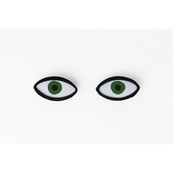Șosete DOIY Eye Green, mărime 37-43, alb-negru