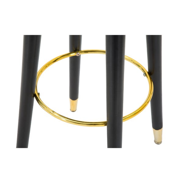 Scaun de bar turcoaz tapițat (înălțime șezut 74 cm) Paris – Mauro Ferretti-image-4