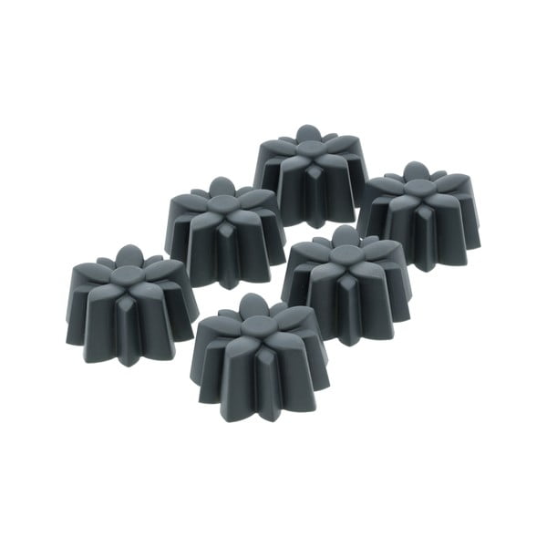 Forme de copt 6 buc. pentru brioșe din silicon ø 7 cm Flower – Blomsterbergs