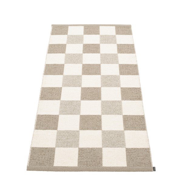 Covor tip traversă pentru interior și exterior bej/crem 70x160 cm Pix Dark Linen – Pappelina